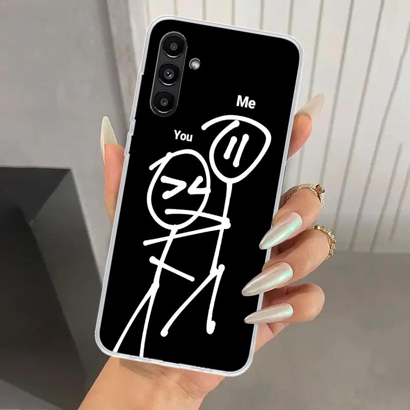 Cartoon Stickman Matchman Phone Case for Samsung Galaxy A16 A26 A36 A56 A15 A25 A35 A55 A14 A24 A34 A54 A13 A23 A33 A53 A05S A04