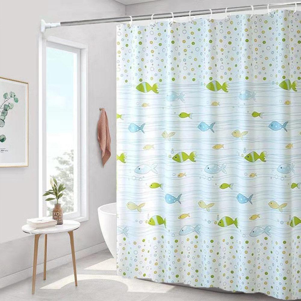 80x180cm Shower Curtain Waterproof Bathtub Partition Curtain Bathroom Curtain  Bathroom Decoration