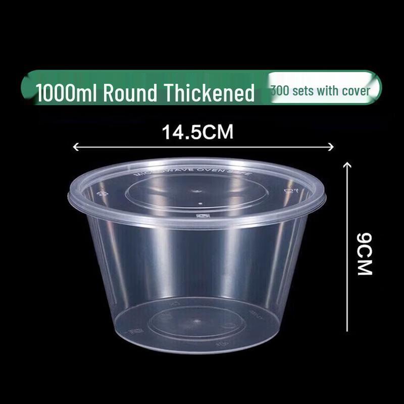 

CIBO Round Disposable Food Containers with Lids
