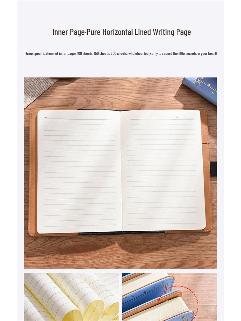 Retro Password Diary with Lock: Simple Literary Design for Boys & Girls