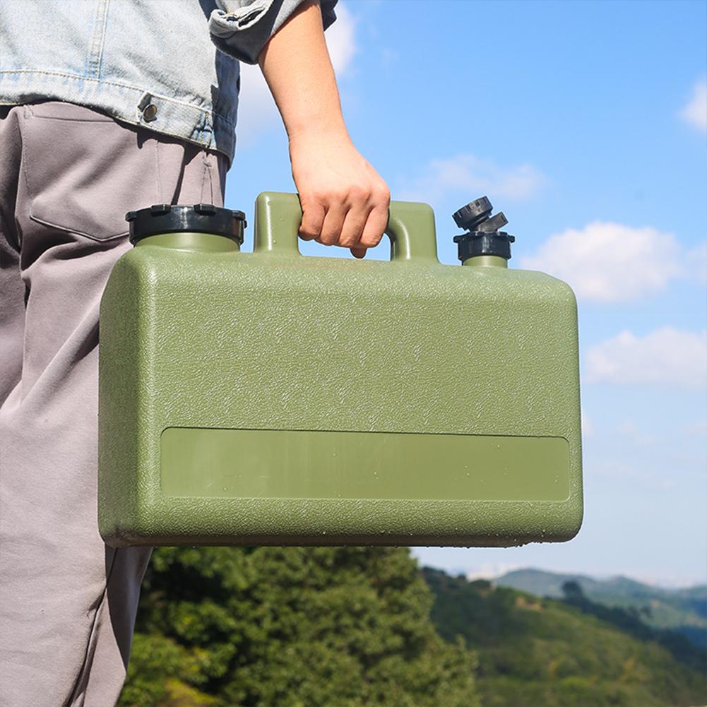 20L Camping Water Bucket Big Capacity Portable Drinking Water Canister with Faucet No Leakage for Outdoor Travel Driving Hiking