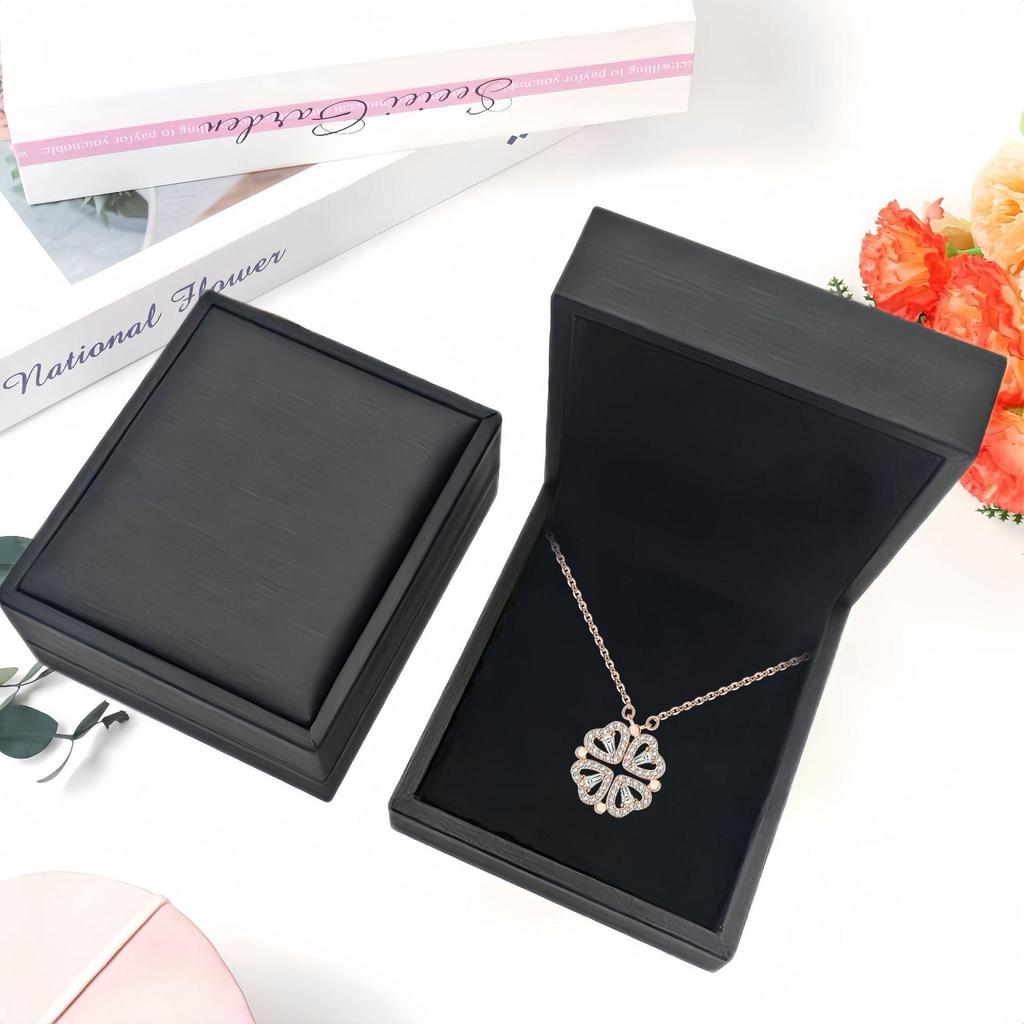 S925 Sterlingsilber Kleeblatt-Halskette - Vielseitige Mode-Schlüsselbein-Kette für Damen