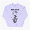 Wild Donkey Unisex Sweatshirt Fg Smiling Old Dyed Wisteria