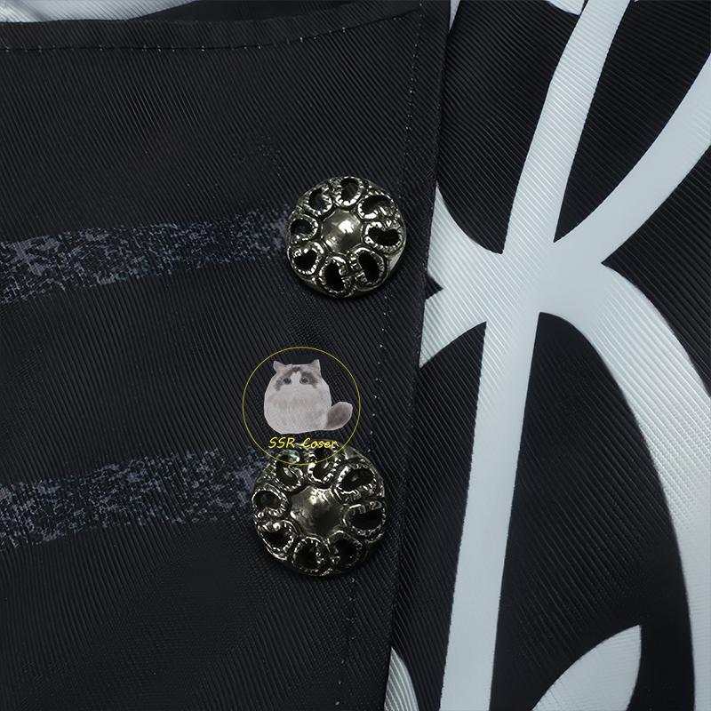Spiel DMC5 Cosplay Kostüm Vergil Cosplay Vergil Perücke Nelo Uniform DMC5 Verkleidung Halloween Karneval Kostüm für Herren Comic Con