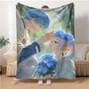 1pc Frieren Blanket, Gift, for Men and Women, Soft Blanket, Good for Sofa Bed Couch Travel, Lightweight Flannel Blanket