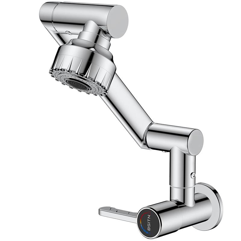 BSITN Universelle drehbare Waschbeckenarmatur gray