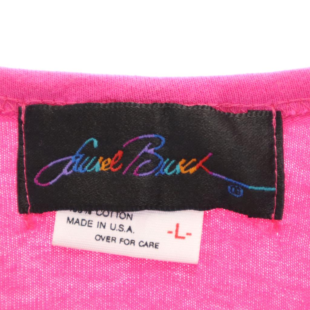 LAUREL BURCH 90s Anvil Anvil USA Made Old Print Short sleeve T-shirt Men's Used