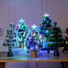 Seven-Color Fiber Optic Luminous Christmas Tree Decoration for Festivals and Hotels
