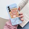 Coque Funda Pour Samsung Galaxy M14 M34 M54 5G Housse Fleur Colorée Cœur Dessin Animé Souple TPU Coque Pour Samsung M 14 Léopard Capa