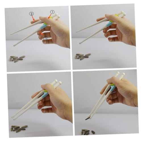 MOLUCKFU Kids' Training Chopsticks, Left-Handed, Children's Chopsticks, Beginner Chopsticks, Children's Training Chopsticks, Toddler Chopsticks, Kids