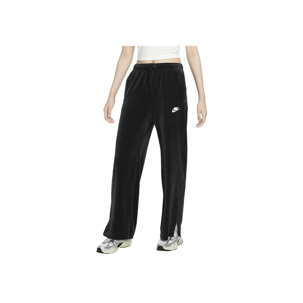 Nike Sportswear Corduroy Soft Comfortable Knit Joggers Women Joggers Black HQ1579-010