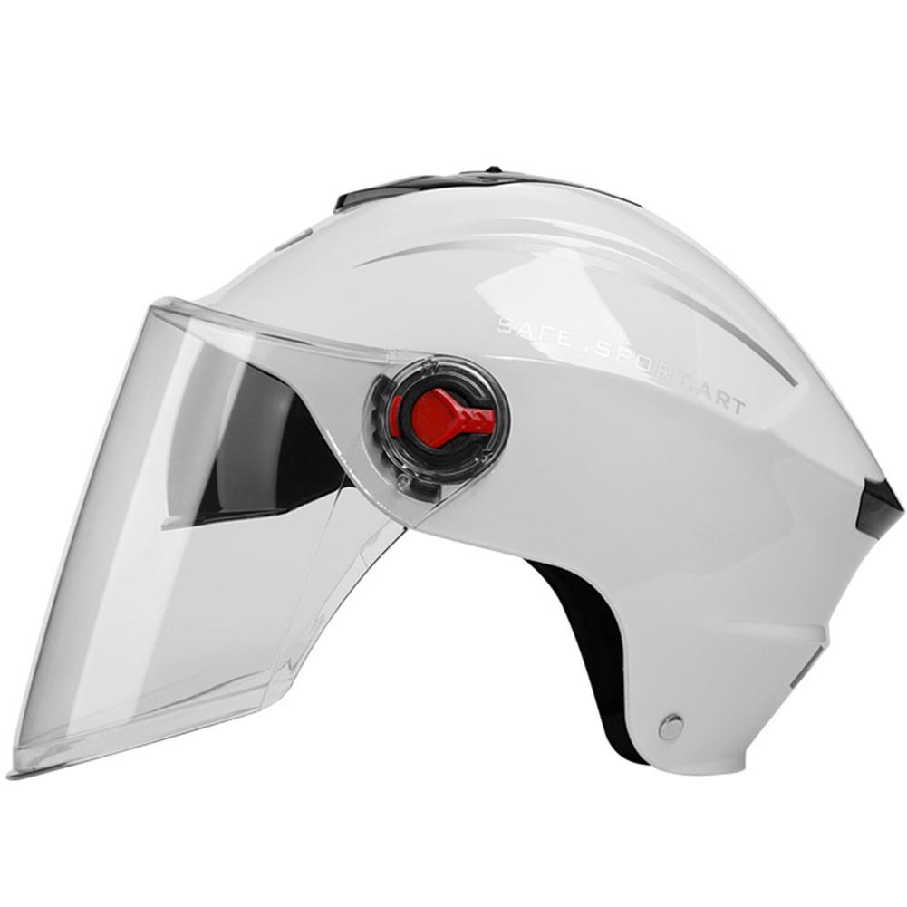 Motorcycle Helmet Open Face Motorbike Helmet Electric Safety Double Lens Helmet Motocross Moto Casque Anti Glare Casco Para