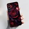 New Design Phone Case For ZTE Blade V80 Max/Nubia V80 Max Jelly Black Anti-scratch Soft Casing Colorful Rosy Cloud Pattern Shell