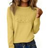 Maglione da Donna a Manica Lunga con Scollo Tondo e Laccetti, Lavorazione a Maglia, Collo Arrotolato, Maglione Colorato