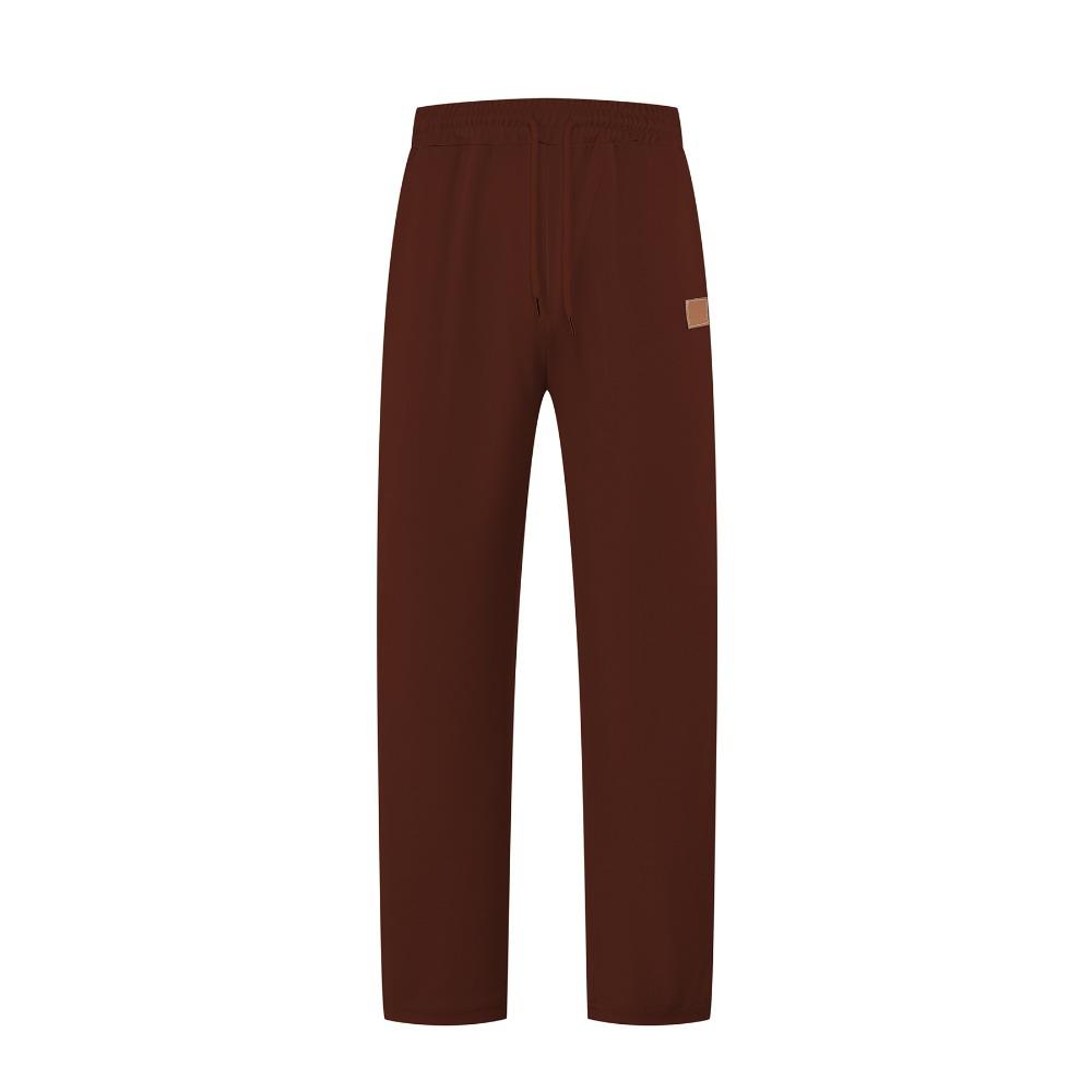 Men's casual trousers; spring/autumn sports trousers; elasticated waist trousers; plain-coloured long trousers