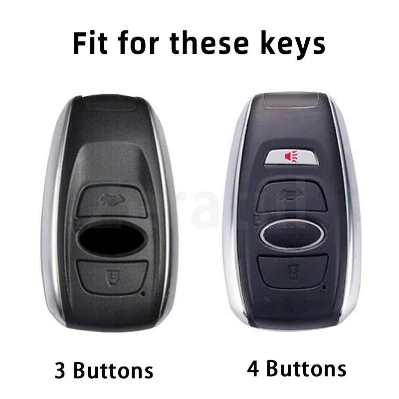 Auto Smart Key Abdeckung Hülle Tasche Für Subaru WRX XV Crosstrek Legacy BRZ Forester Impreza STi Outback 2015 - 2019 Schale Halter Schlüsselanhänger