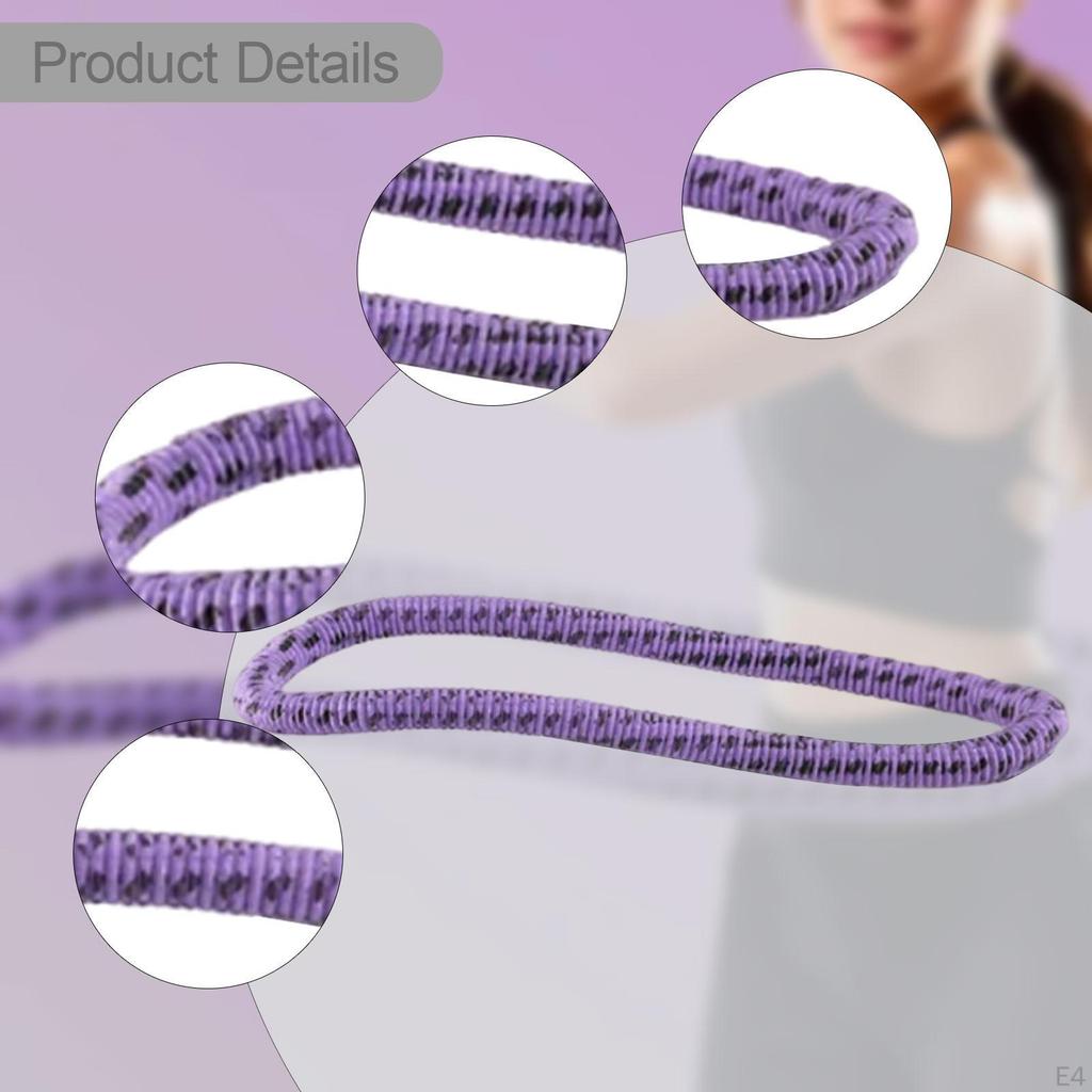 Fitness Hoop Abdomen Circles Foldable Comfortable Workout Device Exercise for Home