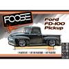 German Revell and American Revell 1/25 Scale Ford FD-100 Pickup Plastic Model Kit 4426