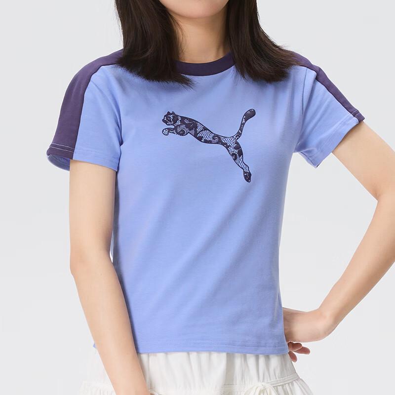 PUMA Women s Round Neck Short Sleeve Sports T-shirt M