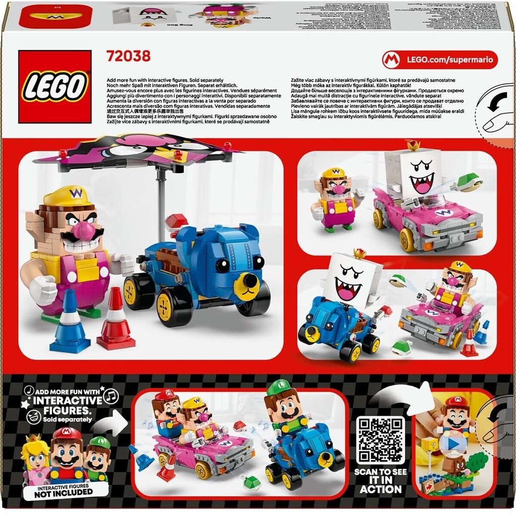 LEGO конструктор Super Mario – Mario Kart – Wario & King Buu Huu (72038)