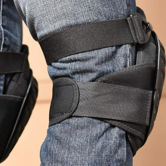 Silicone Hard Shell Knee Pads: Wear-Resistant Protection for Masons, Tiling, Car Repair, and Gardening with Shock Absorption.
