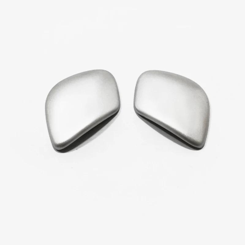 For Volkswagen T-Roc TROC 2017- ABS Console Gear Shift Box Knob Head Cover Molding Frame Trims Carbon Fibre Car Accessories