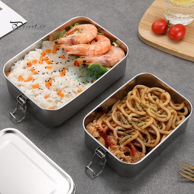 Lunch Box in acciaio inossidabile Bento Box a prova di perdite per bambini Contenitori per alimenti per panini Frutta Snack