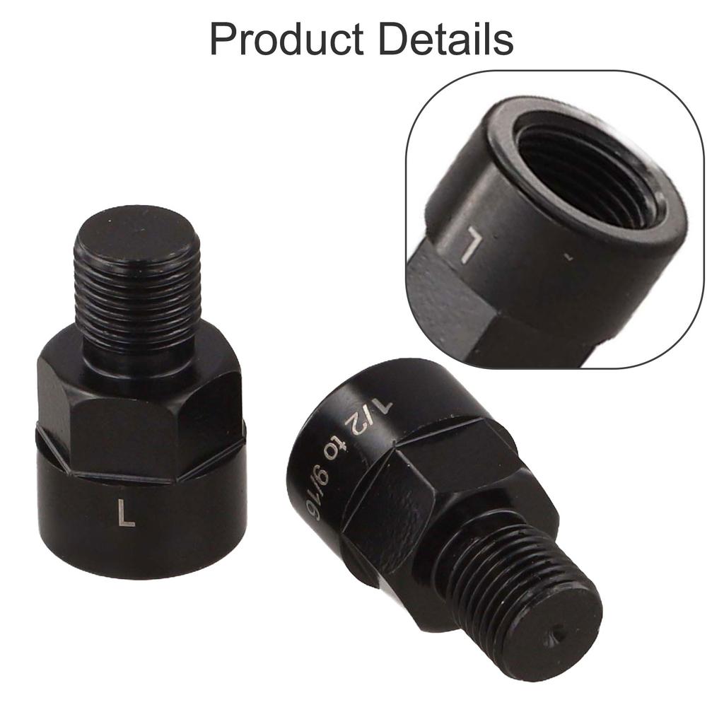 1pair Convert 1/2 Inch Cranks To 9/16 Inch Pedal With This Bicycle Pedal Adapter