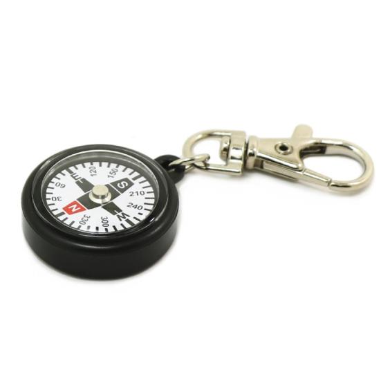 Portable Keychain Compass Outdoor Hiking Survival Compass Compact Handheld Compass with Keyring Camping Tool