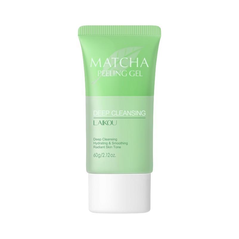 LAIKOU Matcha отшелушивающий гель-пилинг, скраб для лица, увлажняющий, отбеливающий, питательный, восстанавливающий скрабы, крем для лица, уход за кожей 60g