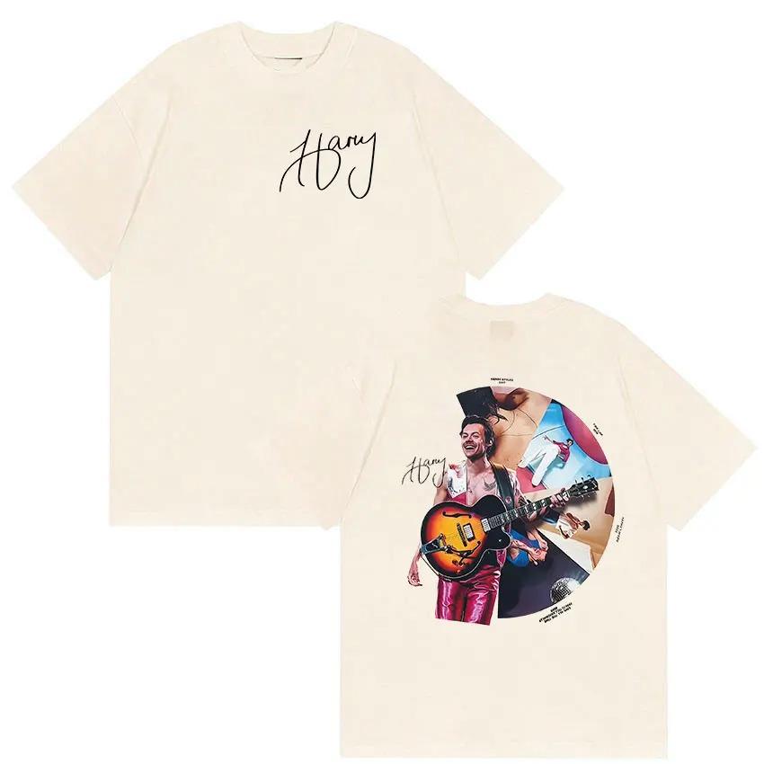 Casual Cotton Tshirt Streetwear Rapper Harry Styles Album 2026 Graphic T Shirt Unisex Hip Hop Retro Fashion Short Sleeve Tshirt