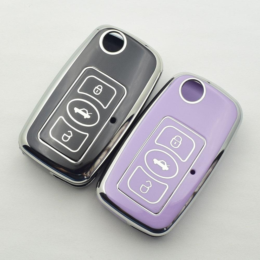 Tpu Car Key Cover Folding Remote Control Fobs Cases Protector Auto Accessories For Gwm Great Wall Voleex C30 C20 C20R Ling Ao