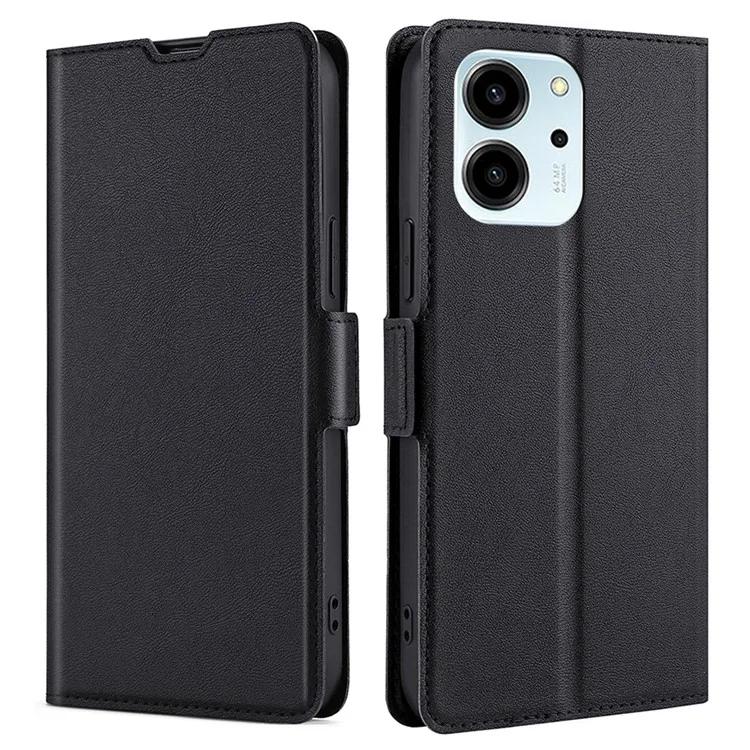 For Honor 80 SE 5G Shockproof Phone Cover PU Leather Card Holder Foldable Stand Protective Phone Case