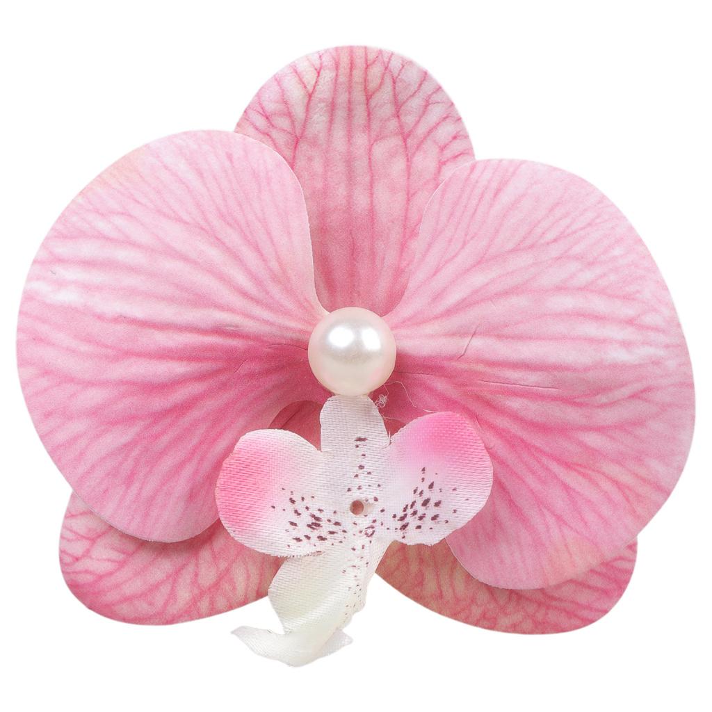 Simulated Flower Hair Clip Unique Phalaenopsis Side Bangs Women Barrettes Hairpin Hair Accessories Wedding Party Styling