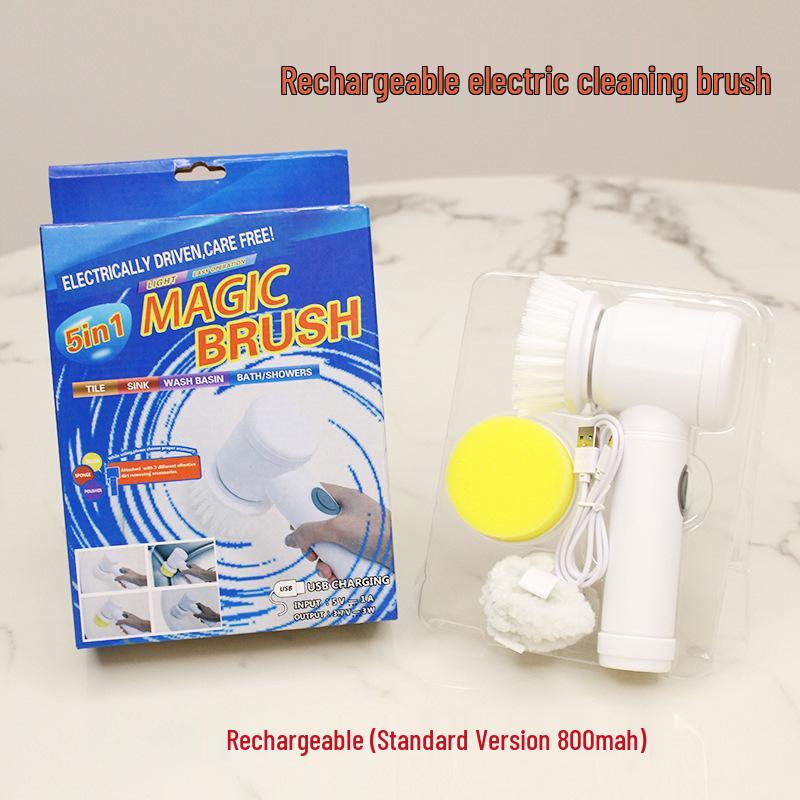 Cordless Handheld Multifunctional Electric Cleaning Brush for Kitchen, Bathroom, and Dishes