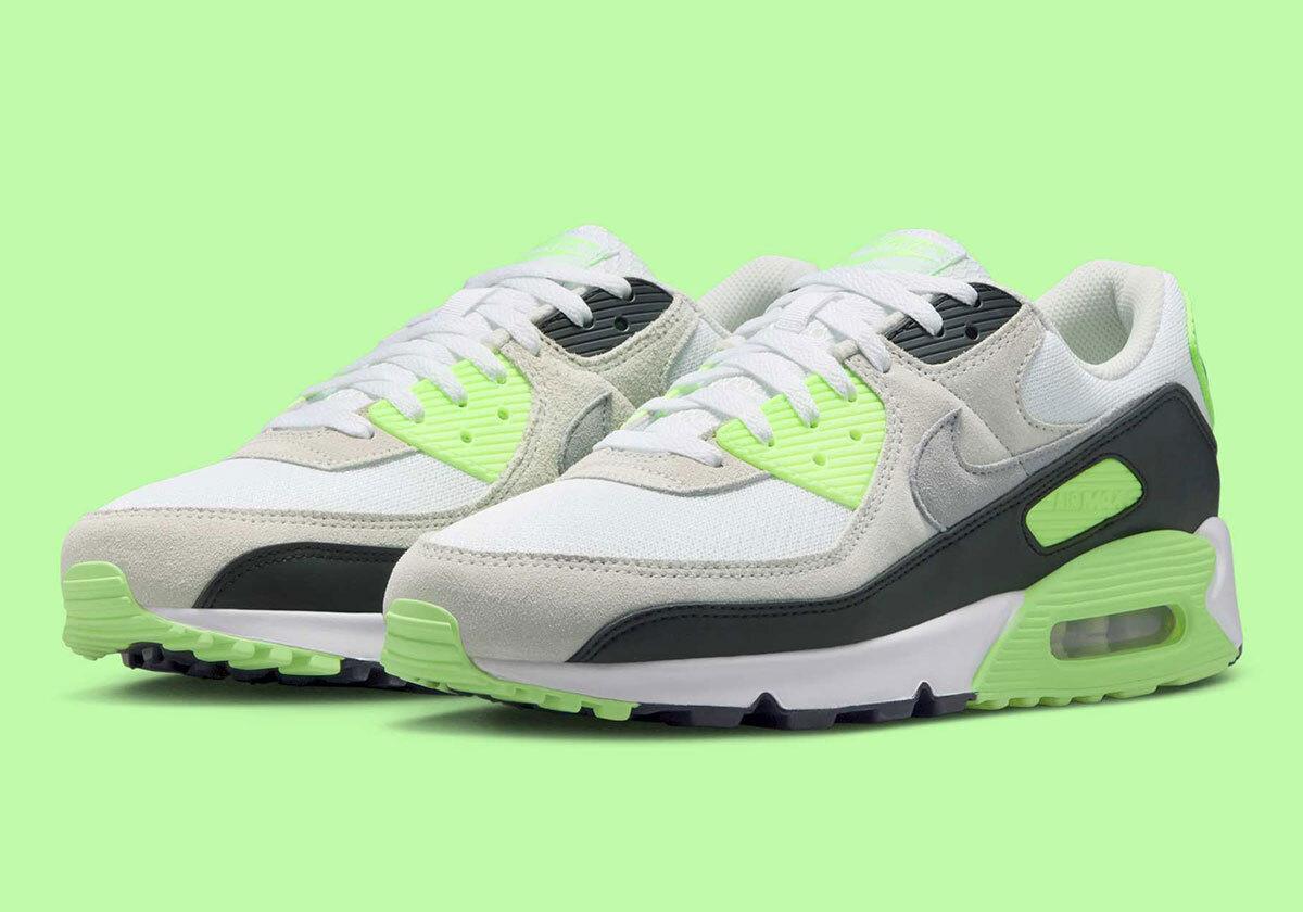DM0029-115 Nike Air Max 90 Neon Green (Men s) 12.5