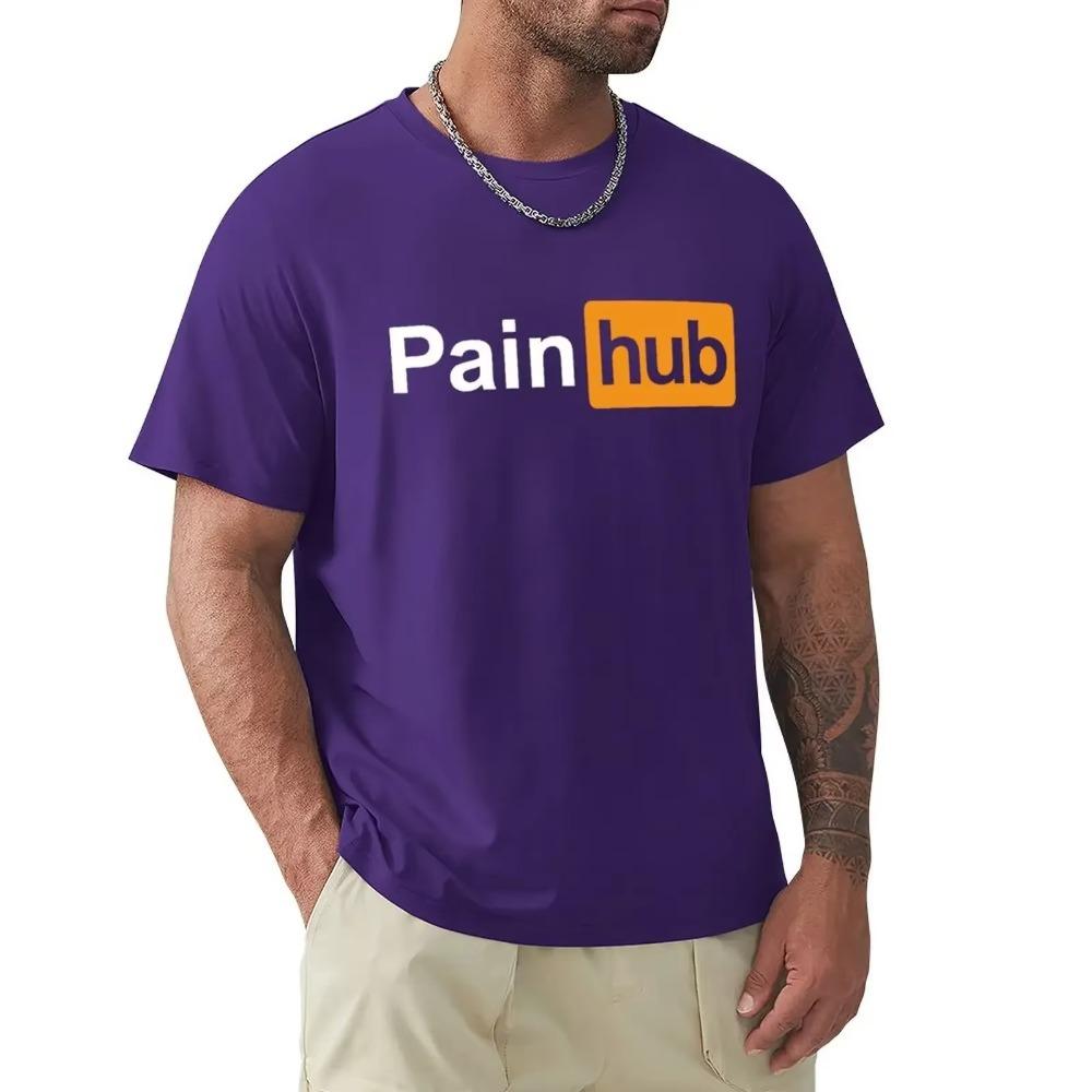 Painhub Men Women T Shirt Polyester Tshirt Men Summer Fashion Sweatshirt Fashion Men Polyester Brand Tee Clothing
