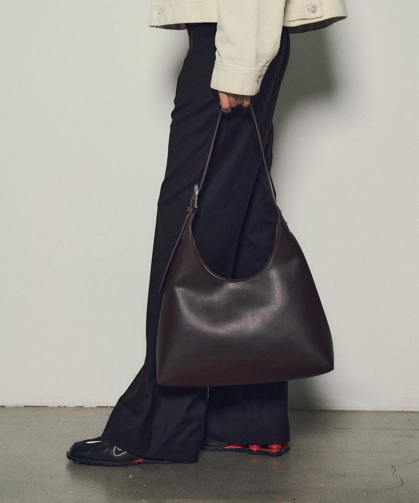 Citta Florence Leather Shoulder Big Bag_Cta917 (Brown)