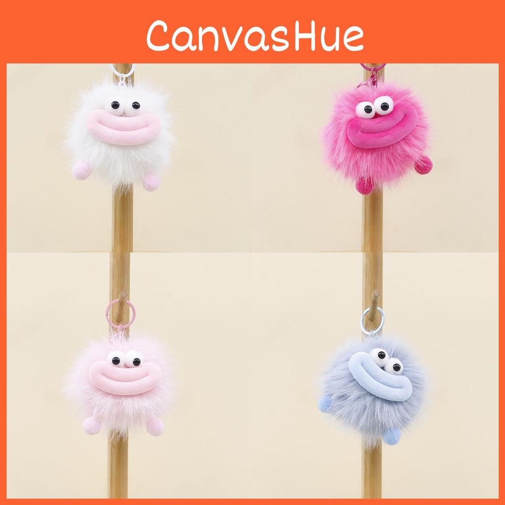 Stuffed Plush Animal Keychain With Big Mouth Design For Bag Ornament Bag