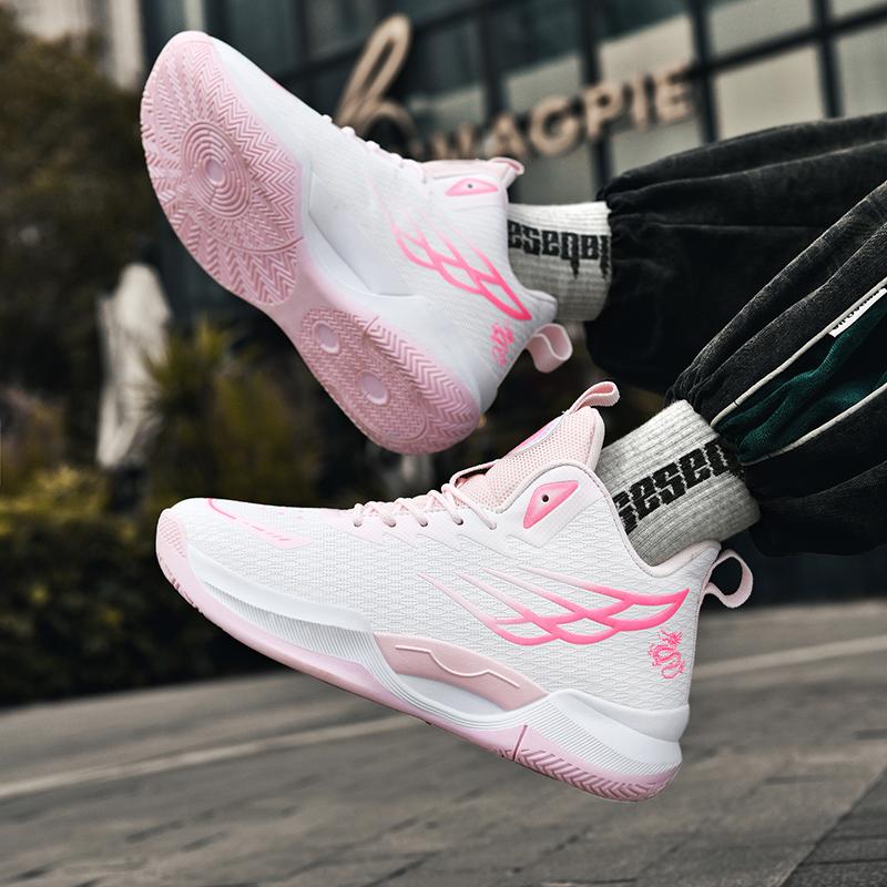 Basketballschuhe Professionelle Herren Sportschuhe Hohe Qualität Training Unisex Feld-Basketballstiefel Gedämpfter Sneaker