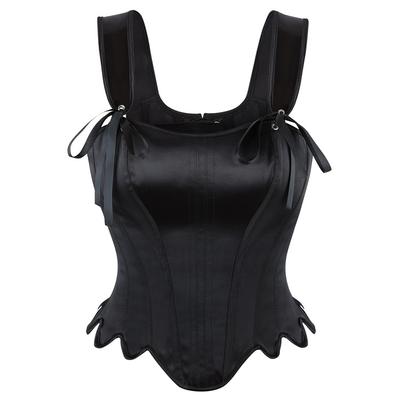 Dámsky sexy prsatejší korzet top s očkom na šnurovanie kvetinová potlač Push Up Crop topy Vintage tielko na párty klubové oblečenie živôtik