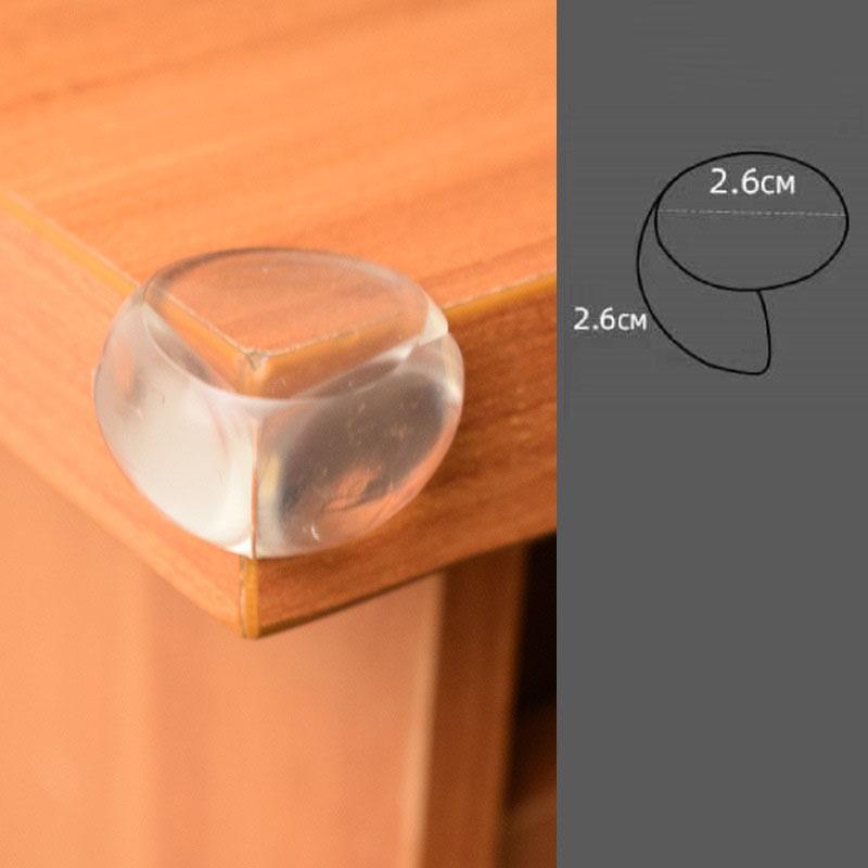 4Pcs Child Baby Safety Silicone Protector Table Corner Edge Protection Cover Children Anticollision Edge & Guards