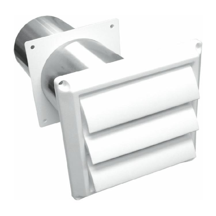 Universals 4inch Dryer Vent Kits Extracts Valves Duct Grills Cover Dryer Vent Wall Plate With Hose for Bathroom Exhaust Fan