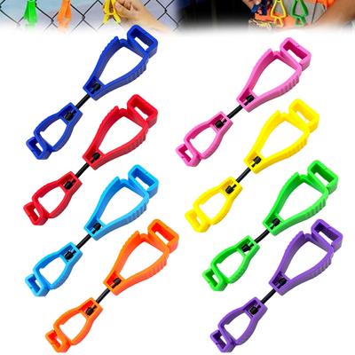 4 Stück Kunststoff Handschuhclip Schwerlast Outdoor Bauarbeitshandschuhhalter Multifunktion