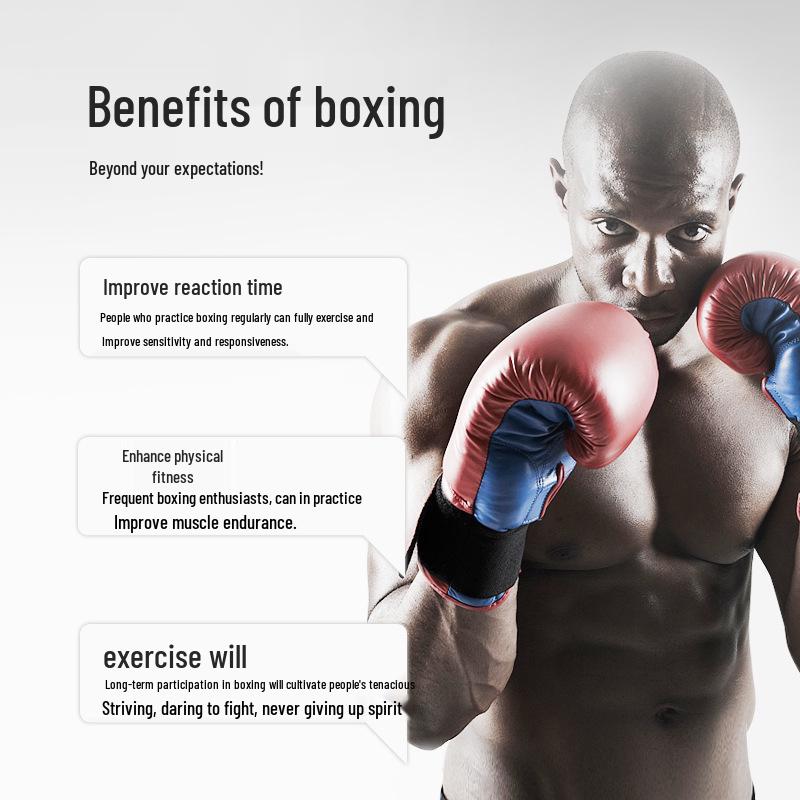 Freestanding Adult Boxing Speed Ball Reaction Trainer and Punching Bag Tumbler.