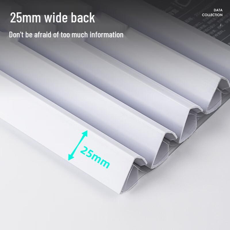 Deli A4 Transparent Slide Report Files, 30 Pack