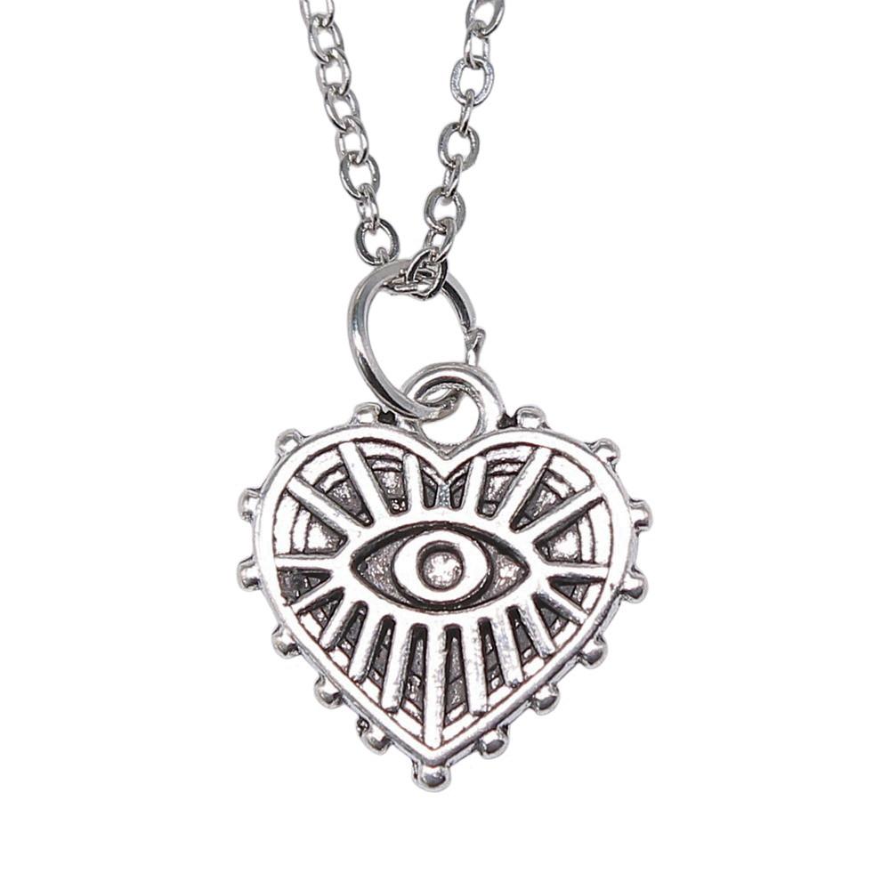 Knot Pendant Necklace Talisman Amulet Celtic Occult Protection Jewelry 40cm Short Chain