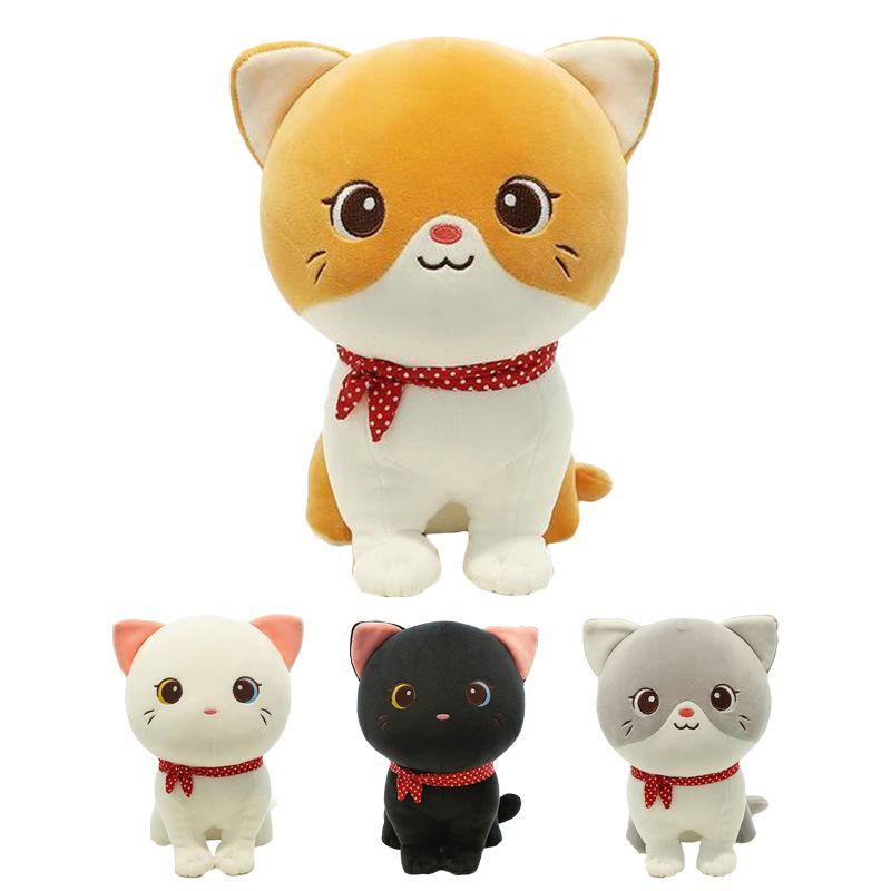 Cat Cute Soft Plush Toys Stuffed Pause Pillow Home Decor Gift Doll For Girl Kids