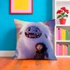 A-Abominable Personalized Cushion Cover Plush Fabric Soft Double-Sided Printed Sofa Warm Winter Home Gift Pillow Case