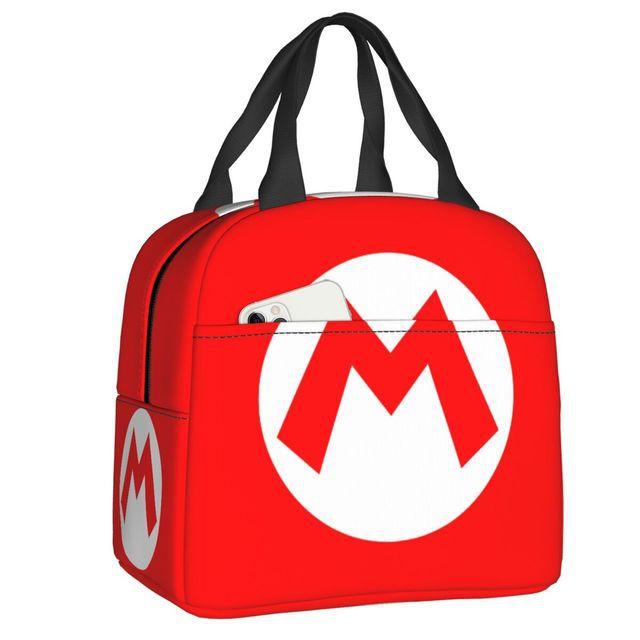 Mario Super Mario Lunch Bag Elementary School Student Insulated Lunch Box Handheld Meal Bag Ice Pack